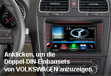 Doppel DIN Radioblende kompatibel mit VW Golf 5+6 Touran Passat 3C Ca